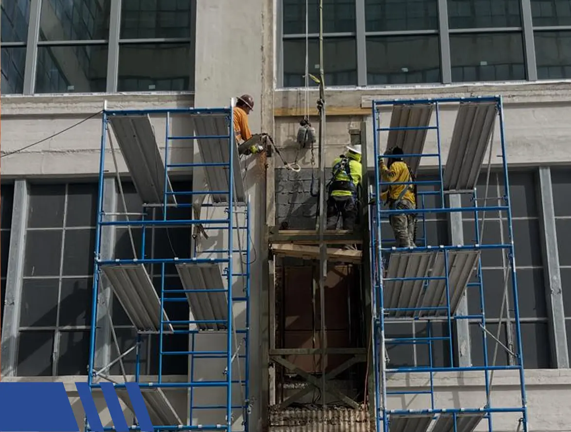 exterior containment for window demo Pre-Demolition Surveys and Independent Inspection