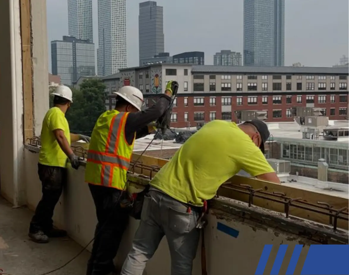 workers installing window in philly (1) Pre-Demolition Surveys and Independent Inspection