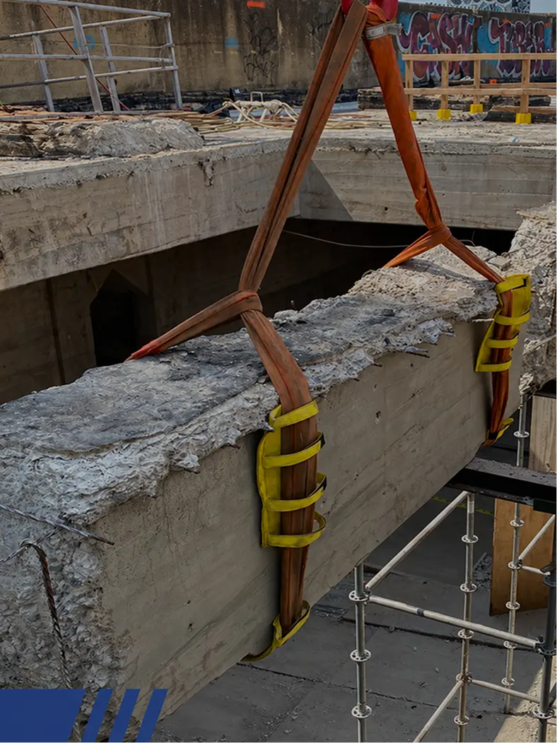 demolition of ceiling barrier demolition of ceiling barrier